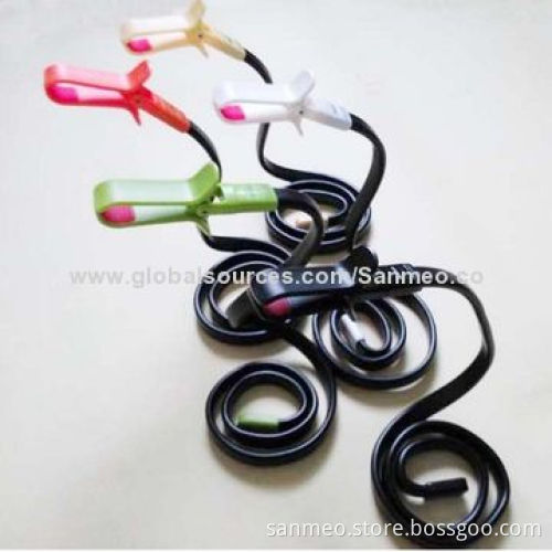 Universal Snake Tube Can be Bent Desktop Mobile Phone Holder, Black, Can be Moved Easily